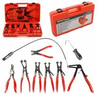 Zestaw Szczypce do Opasek Zaciskowych Kraft&Dele 9 Sztuk 18 - 54 mm