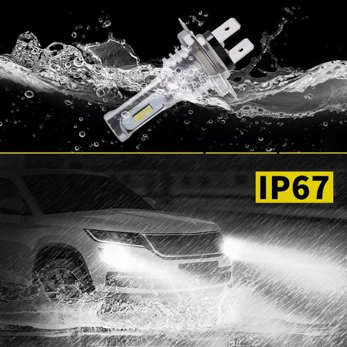 2x ŻARÓWKI LED H4 CSP LIGHT 400% 12V CAN BUS E11 8000lm do Yamaha Honda BMW na Arena.pl