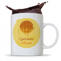 Kubek Prezent Dla Chłopaka I Feel Butter With You Z Nadrukiem Ze Zdjęciem