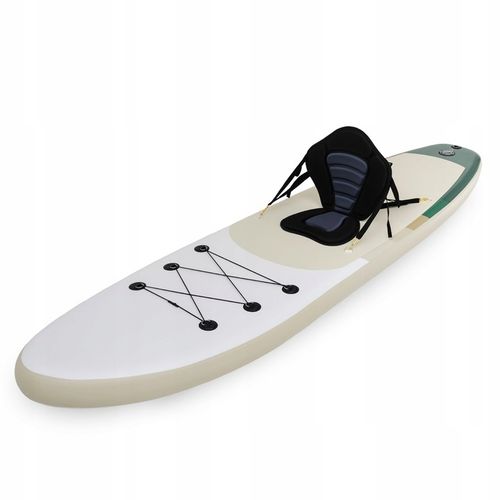 POMPOWANA DESKA SUP - STAND UP PADDLE - 320CM Z WIOSŁEM i SIEDZISKIEM na Arena.pl