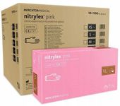 Rękawice Nitrylowe 100 szt. 10-XL Nitrylex Pink - 10 szt.
