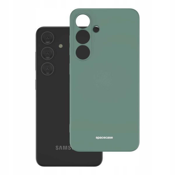 Spacecase Silicone Case Galaxy S24 Dark Green zdjęcie 3