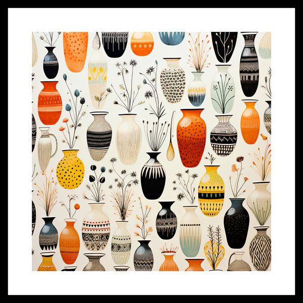 Plakat 30x30cm Symfonia Wazonów zdjęcie 3