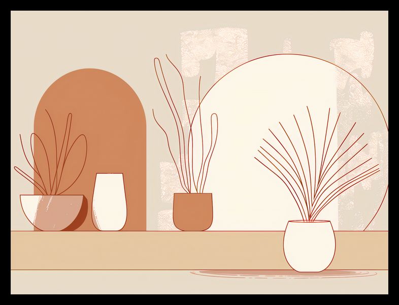 Plakat 40x30cm Widok Roślin zdjęcie 2