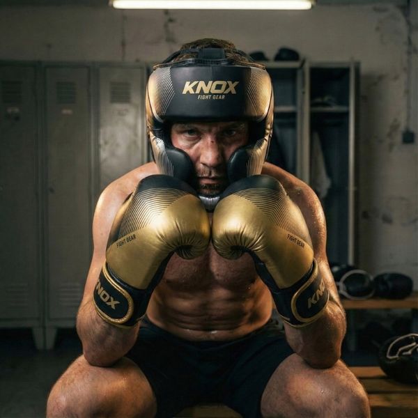 Kask Bokserski KNOX - treningowy sparingowy - BOKS KICKBOXING MUAY zdjęcie 6