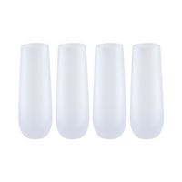 Zestaw 4 szklanek do szampana 300 ml do nadruku