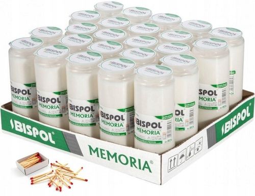 BISPOL Wkłady do zniczy olejowe WO4 84H 24szt. na Arena.pl