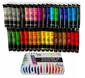 FARBY AKRYLOWE CREATIVE WIELOKOLOROWY 36 szt.