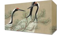 Obraz 30x20cm Cranes, Sekka Japoński Vintage do Salonu