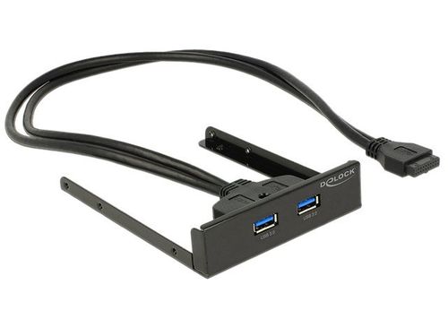FRONTPANEL DELOCK 2X USB 3.0 3,5" BLACK DELOCK na Arena.pl