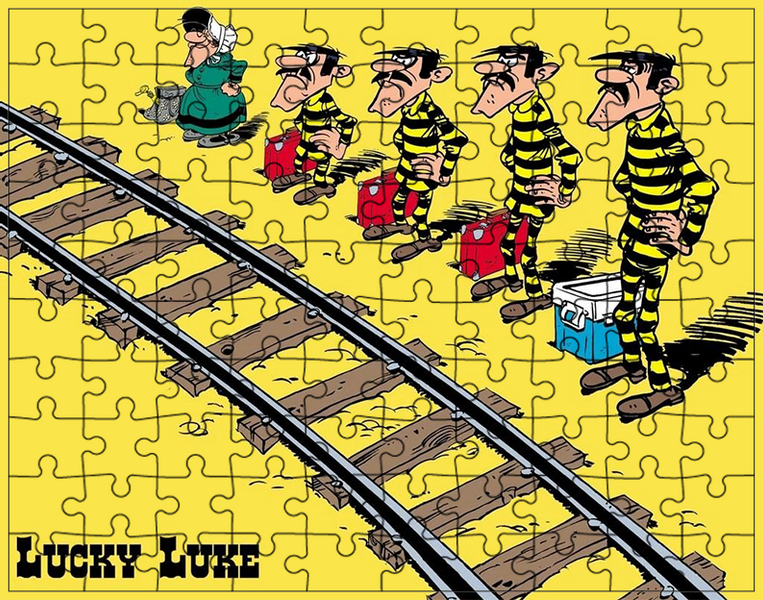 Puzzle Lucky Luke zdjęcie 1