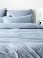 Poszwa na kołdrę z flaneli Biba B 240 x L 220 cm niebieska
