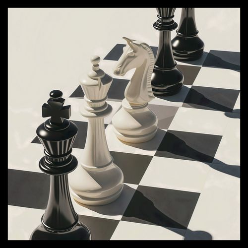 Plakat 30x30cm Szach i Mat na Arena.pl