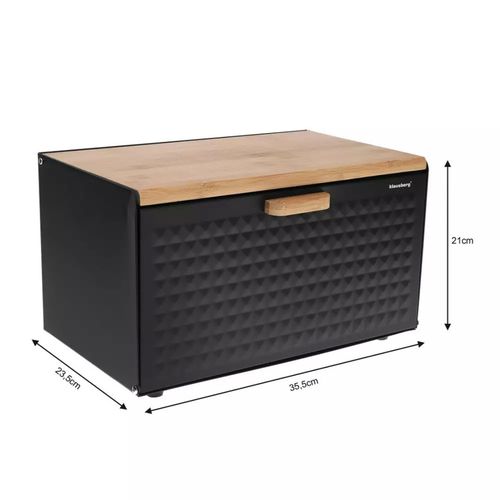 CHLEBAK DWUSTRONNY KLAUSBERG KB-7425 czarny mat na Arena.pl