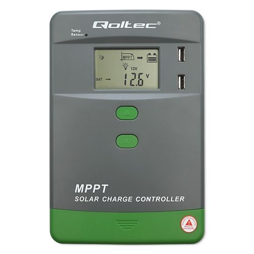 Qoltec regulator MPPT 20A 12/24V LCD USB na Arena.pl
