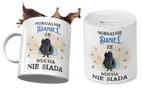 Dla Daniela Zestaw Kubek + Skarbonka Na Prezent Z Nadrukiem Ze Zdjęciem
