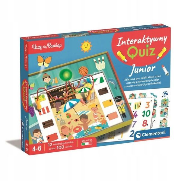 interaktywny quiz junior clementoni 9416 zdjęcie 2