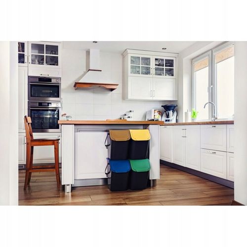 3X KOSZ NA ŚMIECI POJEMNIK DO SEGREGACJI ODPADÓW PAPIER PLASTIK SZKLO 25 L na Arena.pl