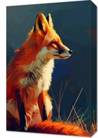 Obraz 40x60cm Spojrzenie Lisicy