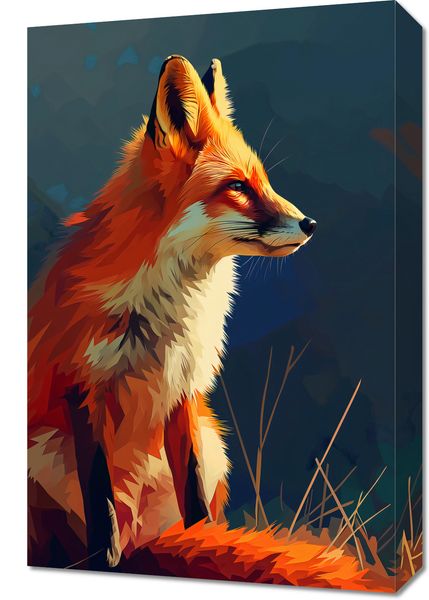 Obraz 40x60cm Spojrzenie Lisicy zdjęcie 1