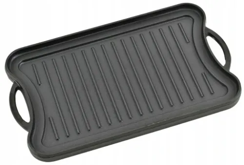 Płyta ŻELIWNA Grillowa na OGNISKO Grilla Patelnia Grill Dwustronna na Arena.pl