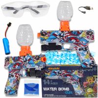 PISTOLET NA KULKI ŻELOWE AUTOMAT DUŻY ZESTAW 1000KULEK CELOWNIK GRANAT