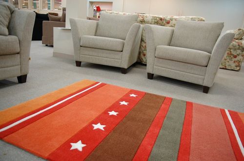 Dywan AKRYL STAR czerwony na Arena.pl