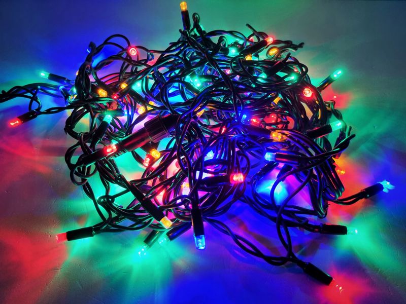 LAMPKI CHOINKOWE 100 LED ZEWNĘTRZNE GRUBY KABEL zdjęcie 11
