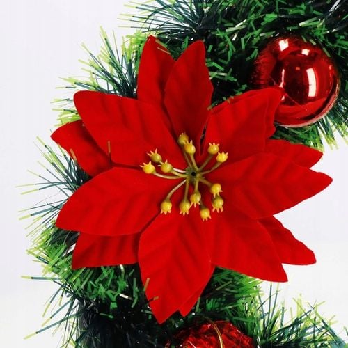 WIENIEC ŚWIĄTECZNY STROIK WIANEK NA DRZWI 35cm DUŻY PIĘKNY DEKORACJA OZDOBA na Arena.pl