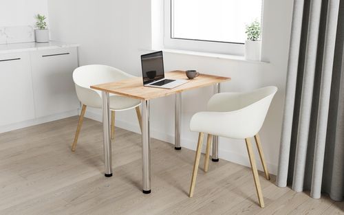 Stół kuchenny do Jadalni do salonu kuchni 90x50 CRAFT ZŁOTY NOGI CHROM na Arena.pl