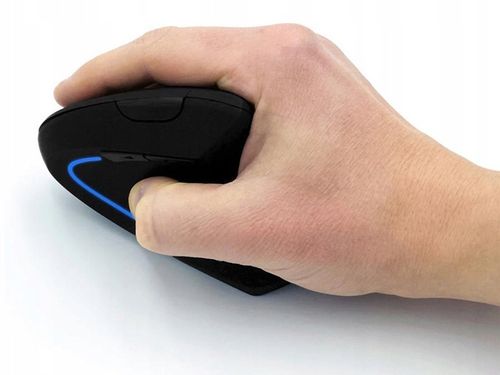 Mysz Pionowa Wertykalna Bezprzewodowa Vertic RF zasięg 10m LED 5 przycisków na Arena.pl