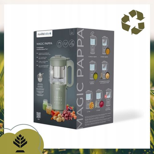 Robot Kuchenny Nuvita Magic Pappa 7W1 Do Gotowania Dla Dzieci Niemowląt na Arena.pl