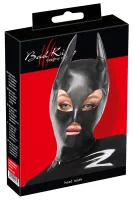 bad kitty maska na głowę czarna z uszami elastyczna skora