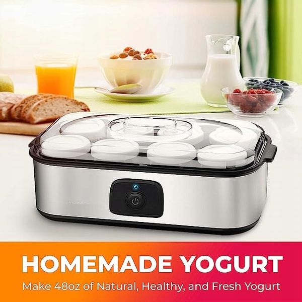 Jogurtownica ZRÓB SOBIE JOGURT DOMOWY x 8 słoiczków bądź i żyj FIT zdrowo zdjęcie 13