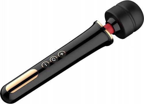 CZARNY MASAŻER ŁECHTACZKI DUŻY WIBRATOR DLA KOBIET - USB na Arena.pl