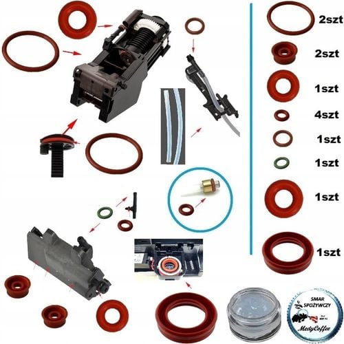 Uszczelki DO Jura E6,E8, WE6,WE8, Z8,J6 na Arena.pl