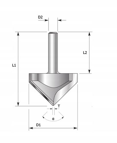 Frez VHM 3D grawerski carving 90 stopni CNC na Arena.pl