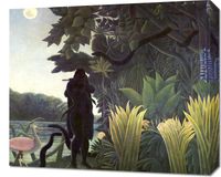 Obraz 60x50cm The Snake Charmer, Rousseau Vintage do Salonu