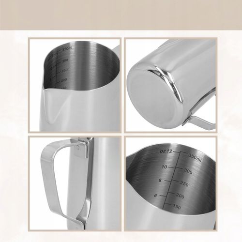 DZBANEK DO SPIENIANIA MLEKA 350 ML MLECZNIK STALOWY STAL NIERDZEWNA na Arena.pl