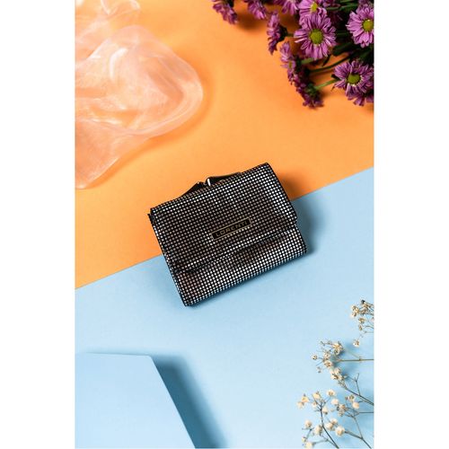 mały, skórzany portfel damski na zatrzask i bigiel - lorenti na Arena.pl