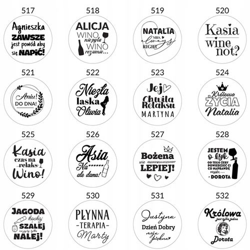 KIELISZEK Z GRAWEREM ZŁOTY PREZENT DLA NIEJ NA URODZINY 18 20 30 40 50 na Arena.pl