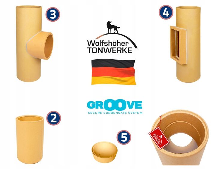 Komin ceramiczny system kominowy 6m fi 200 zdjęcie 10