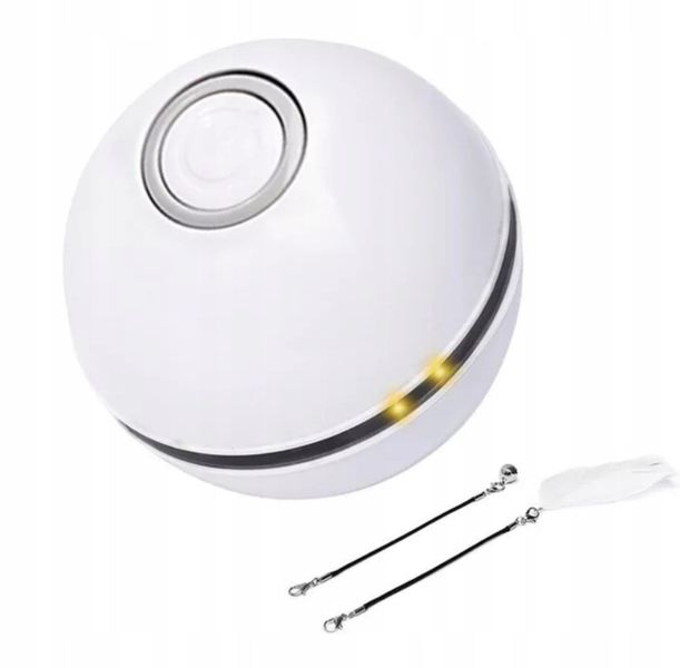 INTERAKTYWNA ZABAWKA PIŁKA DLA KOTA + DODATKI zdjęcie 8