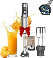 Blender ręczny 2w1 trzepaczka 15 prędkości turbo Anybear 1100W