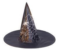 Kapelusz czarownicy Pajęczyna z pająkiem, 1 szt.