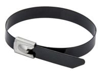 stalowe opaski zaciskowe powlekane 4.6*200mm ss304 20szt. - ded
