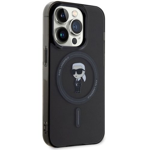 Etui Karl Lagerfeld do iPhone 15 Pro, Czarny, MagSafe na Arena.pl