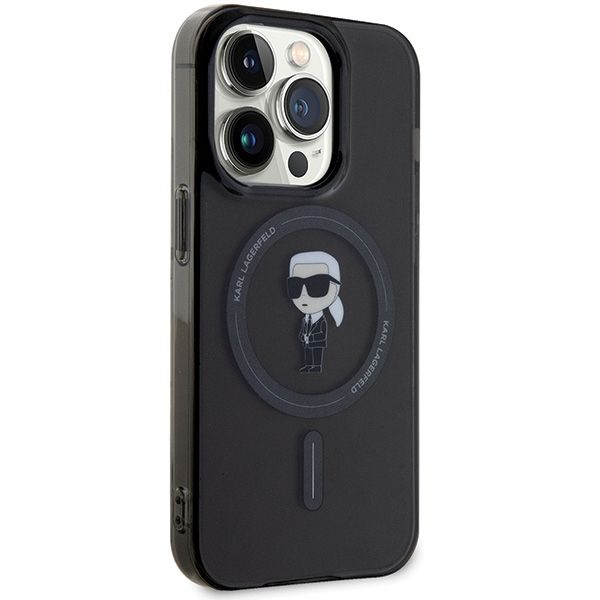 Etui Karl Lagerfeld do iPhone 15 Pro, Czarny, MagSafe zdjęcie 4
