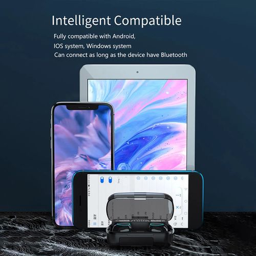 TWS M10 bezprzewodowe słuchawki Bluetooth wyświetlacz LED 3500mah etui z funkcją ładowania 9D Stereo słuchawki sportowe wodoodporne Bluetooth 5.1 na Arena.pl