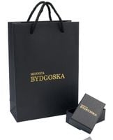 Łańcuszek srebrny duży medalik komunijny Matka Boska na Komunię dla chłopca